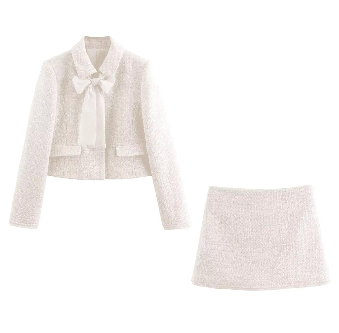 D'ORVELAINE Timeless Elegance Tweed Set Blazer and Culottes - D’ORVELAINE